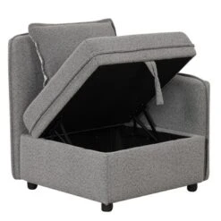 122.8" Minimalist Convertible Modular Sofa, Upholstered Sectional Sofa Couch With 5 Pillows-ModernLuxe 25 122.8" Minimalist Convertible Modular Sofa, Upholstered Sectional Sofa Couch With 5 Pillows-ModernLuxe -Luxe Furniture Sale GUEST 91e3b404 7796 44c2 a384 ec2063b2ed7a