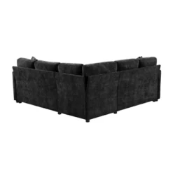 81.9" L-Shaped Sectional Sofa Bed, Chenille Upholstered Sofa With Pull-Out Sleeper & Hidden Storage - ModernLuxe 23 81.9" L-Shaped Sectional Sofa Bed, Chenille Upholstered Sofa With Pull-Out Sleeper & Hidden Storage - ModernLuxe -Luxe Furniture Sale GUEST 921a9795 4a0c 486c b5c3 7ca7b6922703