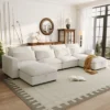 ModernLuxe Modular U-Shaped Sectional Sofa with Dual Storage Ottomans -Luxe Furniture Sale GUEST 925a1247 b9ee 4af4 9c67 3e359278a09d