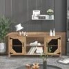 TV Stand For TVs Up To 65'' With Large Storage Space, Entertainment Center With 3 Levels Adjustable Shelves-ModernLuxe -Luxe Furniture Sale GUEST 94a6d9e5 468c 40f3 8ca6 7e9862209431