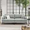 80.7" Modern Upholstered Loveseat Sofa With Metal Legs And 2 Pillows-ModernLuxe 2 80.7" Modern Upholstered Loveseat Sofa With Metal Legs And 2 Pillows-ModernLuxe -Luxe Furniture Sale GUEST 94b09ac6 5688 45b1 a40d adc5309feca3