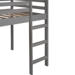 ModernLuxe Twin Size House Shape Loft Bed with Slide in Gray 20 ModernLuxe Twin Size House Shape Loft Bed with Slide in Gray -Luxe Furniture Sale GUEST 956f098b 8f1d 4b54 890e 7c8fd3fb27e5