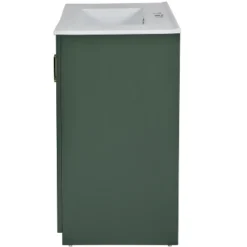 30''W Freestanding Bathroom Vanity With Ceramic Sink, Solid Wood Frame Storage Cabinet With 3 Drawers & Soft Closing Doors - ModernLuxe -Luxe Furniture Sale GUEST 9591452c 2f9a 4a82 a903 37f8c21ebd14