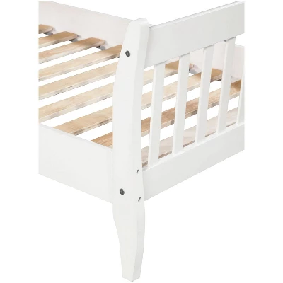 Twin Size Wood Platform Bed Frame With Slat Support-ModernLuxe 11 Twin Size Wood Platform Bed Frame With Slat Support-ModernLuxe - Image 9