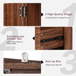 ModernLuxe 71"H Farmhouse Kitchen Pantry Cabinet with 2 Drawers & 8 Door Shelves 22 ModernLuxe 71"H Farmhouse Kitchen Pantry Cabinet with 2 Drawers & 8 Door Shelves -Luxe Furniture Sale GUEST 972e671b 2f8f 4b2a 901e d6906ae04253