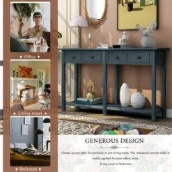 Rustic Console Table With Drawer And Bottom Shelf-ModernLuxe 14 Rustic Console Table With Drawer And Bottom Shelf-ModernLuxe -Luxe Furniture Sale GUEST 97eedf10 0107 479b be4c 9e307b8e4c06