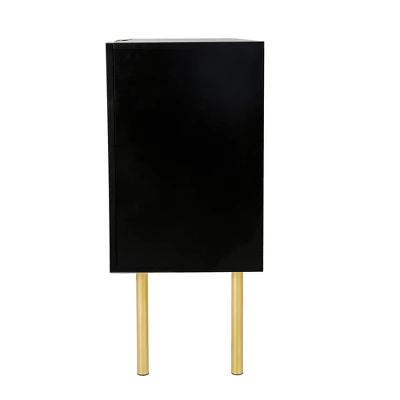 Modern Sideboard, Buffet Cabinet With Metal Handles & Legs And Adjustable Shelves-ModernLuxe 11 Modern Sideboard, Buffet Cabinet With Metal Handles & Legs And Adjustable Shelves-ModernLuxe - Image 9