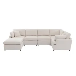 ModernLuxe 100" U-Shape 6-Seater Sectional Sofa with Removable Ottomans 22 ModernLuxe 100" U-Shape 6-Seater Sectional Sofa with Removable Ottomans -Luxe Furniture Sale GUEST 99fc13f1 f756 480e 8ca6 c222d13680a0