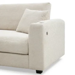 ModernLuxe 134" Oversized Corduroy Sectional Sofa with USB & Cup Holders -Luxe Furniture Sale GUEST 9ca94a80 ea1a 4c69 b0ca e378cabb6bb9