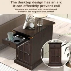 ModernLuxe Classic Vintage End Table with USB Ports and Storage Drawer 19 ModernLuxe Classic Vintage End Table with USB Ports and Storage Drawer -Luxe Furniture Sale GUEST 9da5766c 3007 4d39 a874 e4cdaf3c7eff
