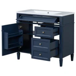 36''W Bathroom Vanity With Top Sink, Modern Bathroom Storage Cabinet With 2 Drawers And 1 Tip-Out Drawer - ModernLuxe -Luxe Furniture Sale GUEST 9dd273b6 3bd0 4ce0 bb24 f0b59cf52476