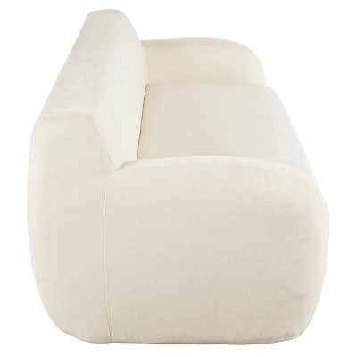 ModernLuxe 85.8" Minimalist Curved Upholstered 3-Seat Sofa 11 ModernLuxe 85.8" Minimalist Curved Upholstered 3-Seat Sofa - Image 9