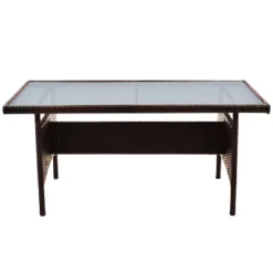 ModernLuxe 6-Piece Outdoor Wicker Conversation Set with Premium Cushions and Dining Table 15 ModernLuxe 6-Piece Outdoor Wicker Conversation Set with Premium Cushions and Dining Table -Luxe Furniture Sale GUEST a05f8e09 c129 43c1 bab3 c413b4ac370a