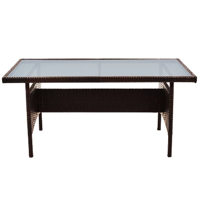 ModernLuxe 6-Piece Outdoor Wicker Conversation Set with Premium Cushions and Dining Table 7 ModernLuxe 6-Piece Outdoor Wicker Conversation Set with Premium Cushions and Dining Table - Image 5