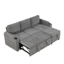 ModernLux 84" L-Shaped Convertible Sectional Sofa Bed with Storage and USB Ports -Luxe Furniture Sale GUEST a06048c2 1305 49c4 8a1c 08c47aa5c374