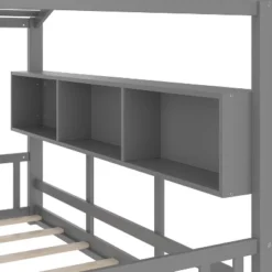 ModernLuxe Toddler House Platform Bed Frame with Storage Shelf - Montessori Floor Bed -Luxe Furniture Sale GUEST a14307a7 ff58 4a39 acde 1291641593e2