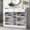 Modern Multifunctional Shoe Cabinet With 4 Turnover Drawers - ModernLuxe -Luxe Furniture Sale GUEST a2a6db14 fad6 4ace 952b 090b2dfaf569