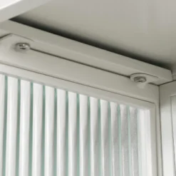 23.62" Glass Door Wall Cabinet With 2-Tier Enclosed Storage, Open Shelves And Towel Rack, White - ModernLuxe 23 23.62" Glass Door Wall Cabinet With 2-Tier Enclosed Storage, Open Shelves And Towel Rack, White - ModernLuxe -Luxe Furniture Sale GUEST a31fd3f1 3588 4d0a 9204 1c96c98b1088