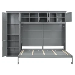 ModernLuxe Queen Size Wall Bed with Customizable Cabinets and Shelves 22 ModernLuxe Queen Size Wall Bed with Customizable Cabinets and Shelves -Luxe Furniture Sale GUEST a36d8ee0 dc74 4a6f 96fc 1b23da27b7cc