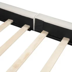 Queen Size Upholstered Wooden Platform Bed Frame With Headboard 4S -ModernLuxe -Luxe Furniture Sale GUEST a406adbf 0692 408d b83f 356e53c9d6b4