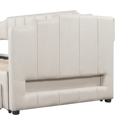 ModernLuxe Twin XL to King Extendable Storage Daybed with LED Lights 8 ModernLuxe Twin XL to King Extendable Storage Daybed with LED Lights - Image 6