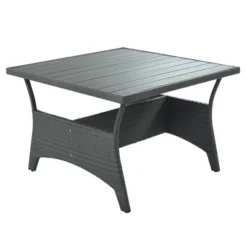 ModernLuxe 6-Piece Outdoor PE Rattan Conversation Set with Wicker Sectional and Dining Table -Luxe Furniture Sale GUEST a46e219a d18c 4f58 828e d284f6c90870