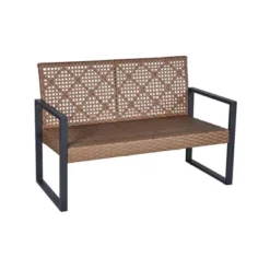 ModernLuxe 4-Piece All-Weather Wicker Outdoor Conversation Set -Luxe Furniture Sale GUEST a47dd16b 624f 45e1 823a 6a59fe9a587e