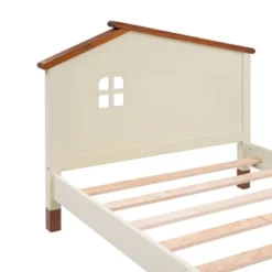Wood Platform Bed With House-shaped Headboard-ModernLuxe 16 Wood Platform Bed With House-shaped Headboard-ModernLuxe -Luxe Furniture Sale GUEST a563e0ef cca3 432f afd6 714948e040e4