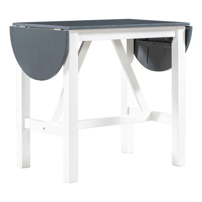 3-Piece Wood Counter Height Drop Leaf Dining Table Set-ModernLuxe 10 3-Piece Wood Counter Height Drop Leaf Dining Table Set-ModernLuxe - Image 8