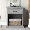 ModernLuxe Modern Wooden Nightstand with Storage Drawer and Open Shelf 1 ModernLuxe Modern Wooden Nightstand with Storage Drawer and Open Shelf -Luxe Furniture Sale GUEST a8053e40 531b 41c6 a182 e9eaad0339a6