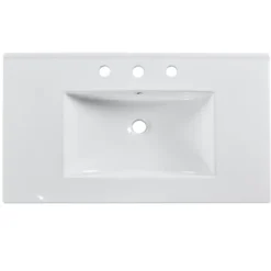 36'' Retro Bathroom Vanity With Ceramic Sink, Solid Wood Frame Freestanding Storage Cabinet With Soft-Close Doors & Drawers - ModernLuxe 23 36'' Retro Bathroom Vanity With Ceramic Sink, Solid Wood Frame Freestanding Storage Cabinet With Soft-Close Doors & Drawers - ModernLuxe -Luxe Furniture Sale GUEST a8dff780 646b 47dc b40f 5fd9033b39e4