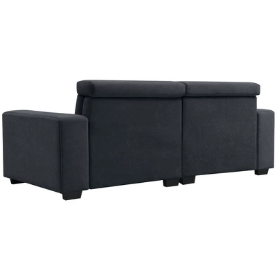 ModernLuxe 87" Velvet 2-Seater Sectional Sofa - Multi-Angle Adjustable Headrests 8 ModernLuxe 87" Velvet 2-Seater Sectional Sofa - Multi-Angle Adjustable Headrests - Image 6
