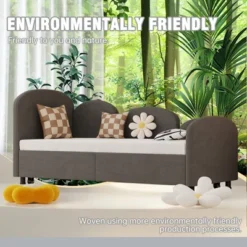 ModernLuxe Twin Size Velvet Upholstered Daybed with Trundle - Flower Shape Bed Frame 16 ModernLuxe Twin Size Velvet Upholstered Daybed with Trundle - Flower Shape Bed Frame -Luxe Furniture Sale GUEST a9c57241 0a84 4550 b8ea 1104e7ceaa83