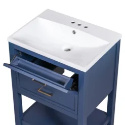 ModernLuxe 24" Modern Blue and Gold Bathroom Vanity with Integrated Resin Sink 18 ModernLuxe 24" Modern Blue and Gold Bathroom Vanity with Integrated Resin Sink -Luxe Furniture Sale GUEST ab185f5c 2390 476f a3e1 73d8d8d50e8b