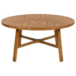 ModernLuxe 5-Piece Acacia Wood Outdoor Dining Set with 4 Armchairs & Round Table 30 ModernLuxe 5-Piece Acacia Wood Outdoor Dining Set with 4 Armchairs & Round Table -Luxe Furniture Sale GUEST adce8a15 23ef 4ec9 ae46 2d9f536f9087