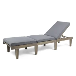 ModernLuxe Outdoor Acacia Wood Reclining Daybed with Full-Length Cushion -Luxe Furniture Sale GUEST ae69b1fc 327d 4fef 8fec 322c3eceaac6