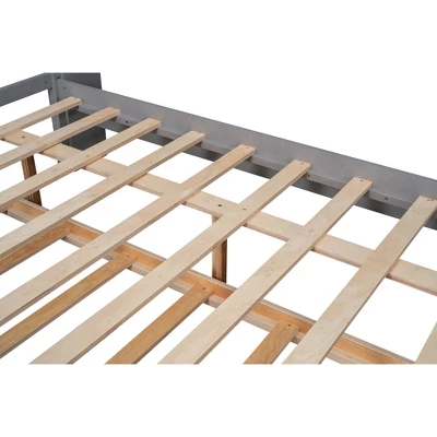 ModernLuxe Full Size Platform Bed with Twin Trundle and Integrated Storage Shelves 10 ModernLuxe Full Size Platform Bed with Twin Trundle and Integrated Storage Shelves - Image 8