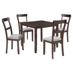 ModernLuxe Classic 5-Piece Dining Table Set with 4 Upholstered Chairs -Luxe Furniture Sale GUEST afb2311f 3d59 4be9 bd86 33e24b572d1b