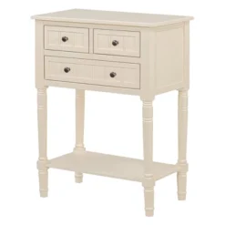 24”W Narrow Console Table, Slim Sofa Table With Three Storage Drawers And Bottom Shelf-ModernLuxe 22 24”W Narrow Console Table, Slim Sofa Table With Three Storage Drawers And Bottom Shelf-ModernLuxe -Luxe Furniture Sale GUEST b21cac7c c1d8 47c9 879d 59919cf4578c