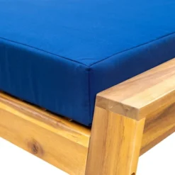 ModernLuxe 3-Piece Outdoor Patio Lounge Set: Acacia Wood Armchair, Ottoman, and Side Table -Luxe Furniture Sale GUEST b345e34a 10c2 4204 bc85 fccf9f6b0da6