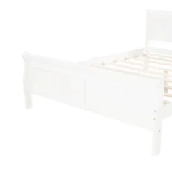 Full Size Wood Platform Bed With Headboard And Wooden Slat Support-ModernLuxe 14 Full Size Wood Platform Bed With Headboard And Wooden Slat Support-ModernLuxe -Luxe Furniture Sale GUEST b36401d3 5f85 411d 97d6 185cd7209e32