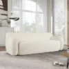 ModernLuxe 85.8" Minimalist Curved Upholstered 3-Seat Sofa -Luxe Furniture Sale GUEST b3bd5aa6 2598 4bca a497 2434397e08b9