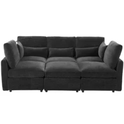 ModernLuxe 85.4" Modular Sectional Sofa Couch, Convertible Sofa Bed With Movable Ottoman, 2 USB Ports & Phone Holder 21 ModernLuxe 85.4" Modular Sectional Sofa Couch, Convertible Sofa Bed With Movable Ottoman, 2 USB Ports & Phone Holder -Luxe Furniture Sale GUEST b3d0cdef ee6f 4e4f b7fe 7796727121c5