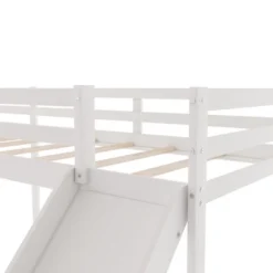 ModernLuxe L-Shaped Twin Size Loft Bed with Built-In Slide and Corner Ladder -Luxe Furniture Sale GUEST b6bc6937 9f1d 4468 a751 4a7b4727510b