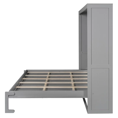 ModernLuxe Queen Murphy Wall Bed with LED Lights & Dual Piston System 12 ModernLuxe Queen Murphy Wall Bed with LED Lights & Dual Piston System - Image 10