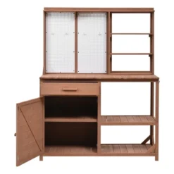ModernLuxe Garden Potting Bench Table - Deluxe Outdoor Workstation with Pegboard & Storage -Luxe Furniture Sale GUEST b85b8aec 5ea0 465a 96b8 3b94c0f6f7ef