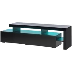 Modern TV Stand For TVs Up To 70'', UV High Gloss Surface Entertainment Center With DVD Shelf-ModernLuxe 20 Modern TV Stand For TVs Up To 70'', UV High Gloss Surface Entertainment Center With DVD Shelf-ModernLuxe -Luxe Furniture Sale GUEST b9d40f15 0222 4143 8094 aa86d08b7900