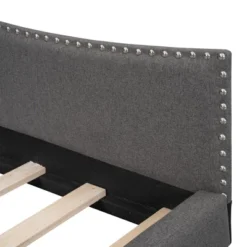 ModernLuxe Upholstered Daybed with Headboard and Armrests -Luxe Furniture Sale GUEST ba455f10 7ba8 4af1 8c1c 27eeb845e996