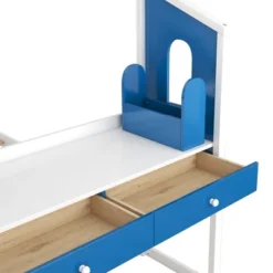 Full Size Platform Bed With Built-in Desk, Two Drawers And Individual Pen Storage - ModernLuxe -Luxe Furniture Sale GUEST babf42a5 ce17 477a ba6e 61e063a79c52