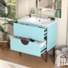ModernLuxe 30-Inch Blue Bathroom Vanity with Ceramic Sink & Soft-Close Drawers 1 ModernLuxe 30-Inch Blue Bathroom Vanity with Ceramic Sink & Soft-Close Drawers -Luxe Furniture Sale GUEST bb867b46 d6a3 42f1 aa8b 68504263466b